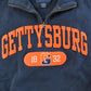 Vintage 2000s Gettysburg College Quarter Zip Sweatshirt Men's S