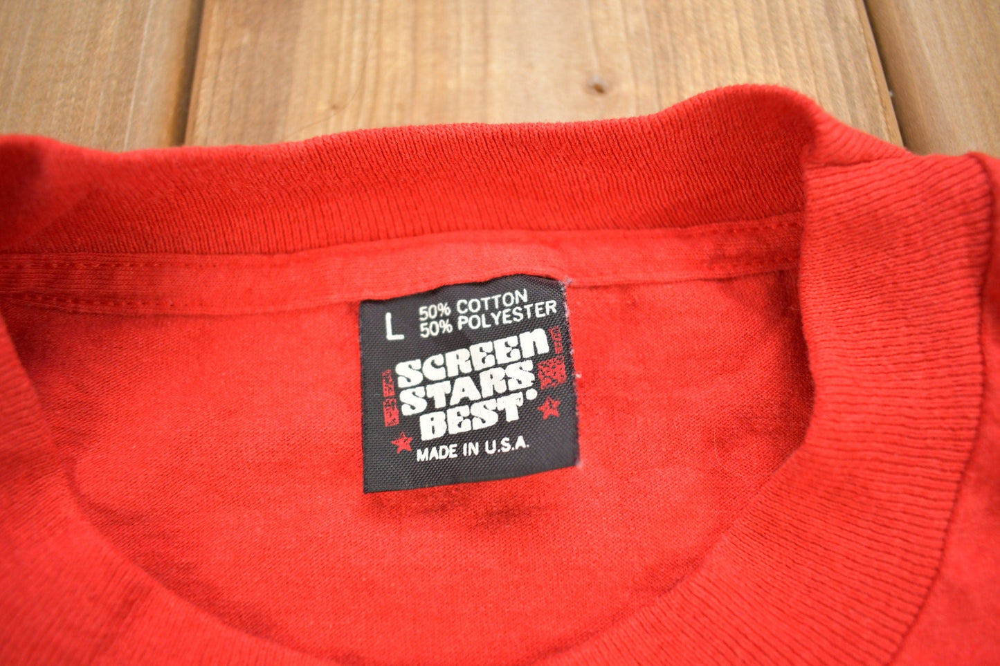 Vintage 1989 Ohio State University Football Theme Collegiate T-Shirt Men's Medium