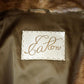 Vintage 1970s Full Length Chestnut Mink Fur Coat Made In USA
