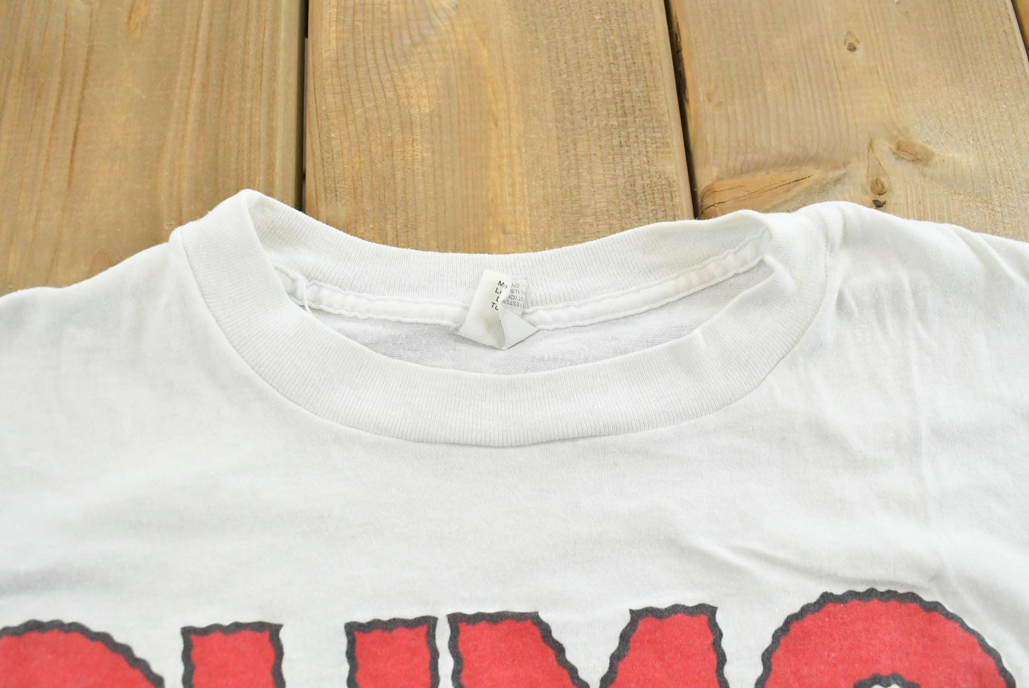 Vintage 1980s Dimitris Skate Shop Sumo T-Shirt Mens M