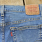 Vintage 2000s Levi's 550 Relaxed Bootcut Fit Denim Jeans Men's 34 x 29