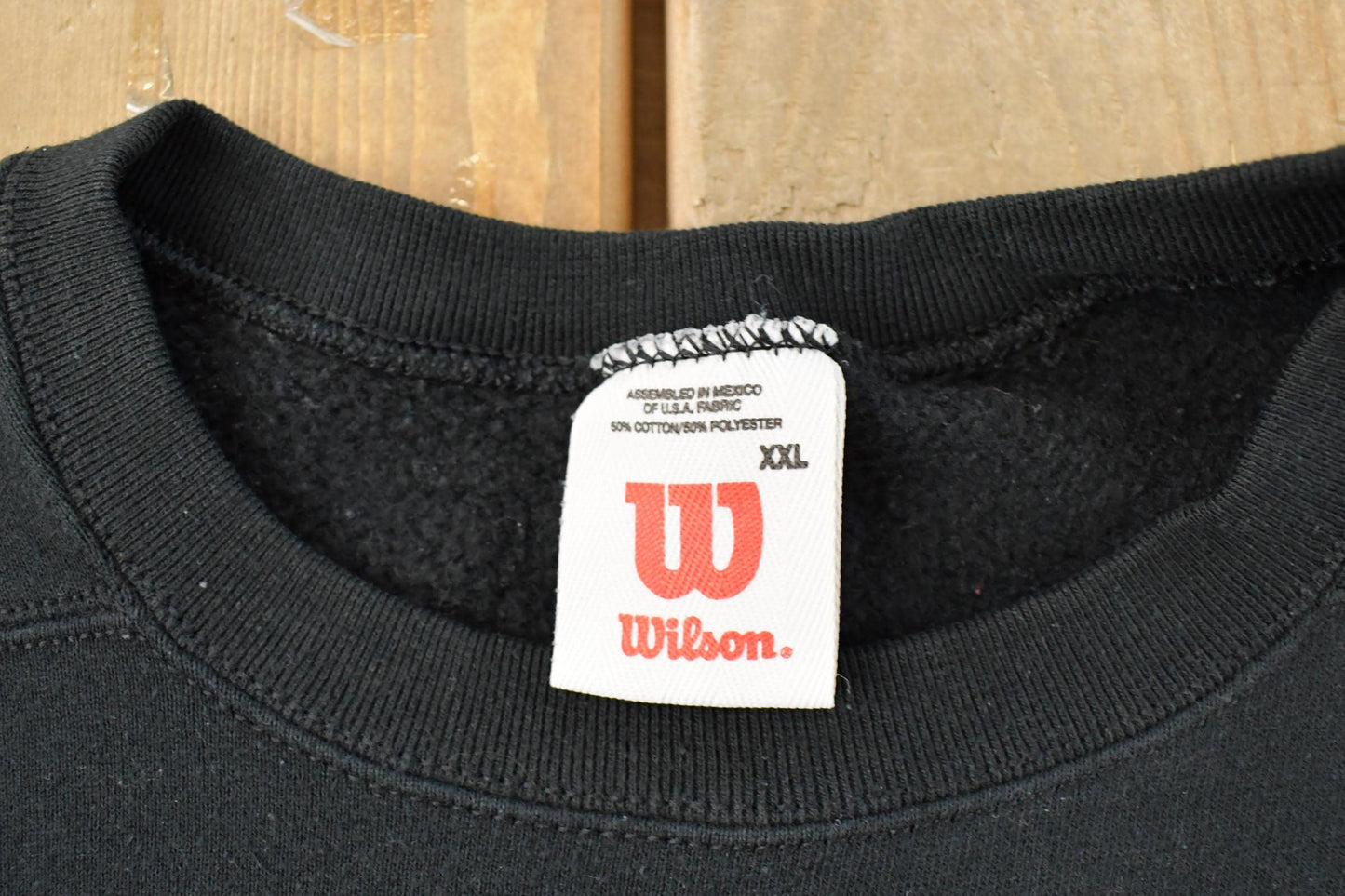 Vintage 1990s Wilson Blank Crewneck Sweatshirt Sun Faded Men's 2XL