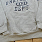 Vintage 2000s Steve And Barry's Unathletic Department Hoodie Sweater Men's L / 00's Streetwear / Y2K Basic Essential