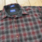 Vintage 2000s Pendleton Lodge Plaid Button Up Shirt Men's XL