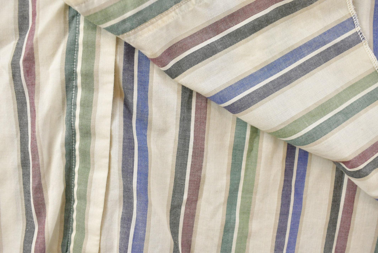 Vintage 1990s Rustler Striped Button Up Flannel Shirt Men's 2XL