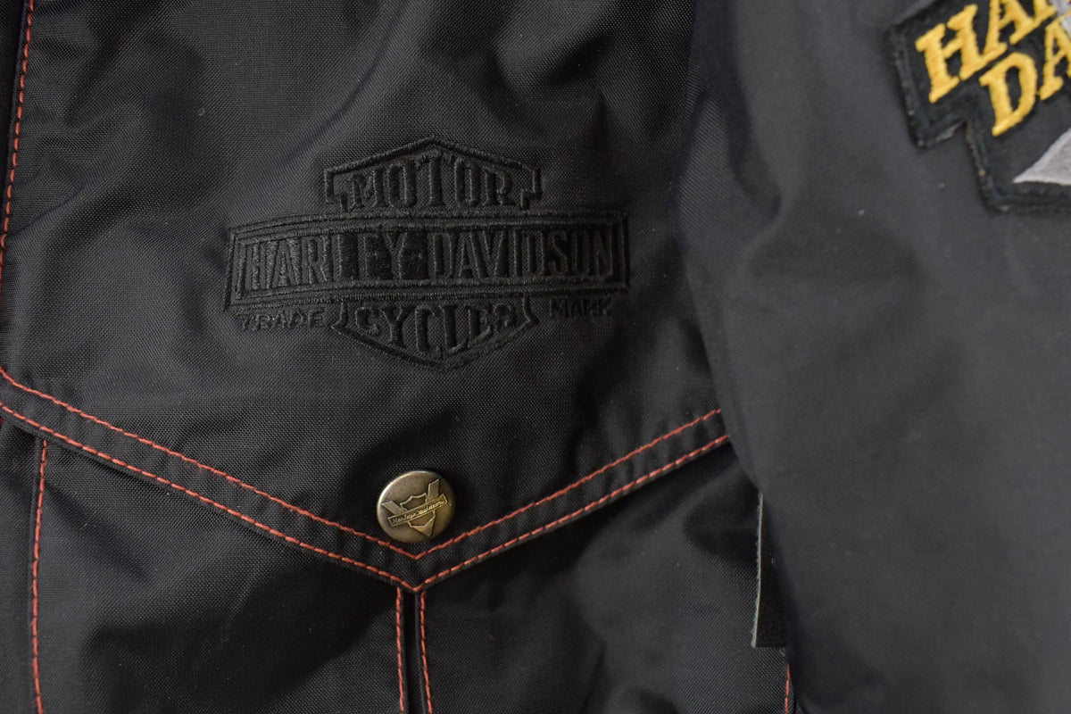 Vintage 1990s Harley Davidson Biker Jacket Men's Large