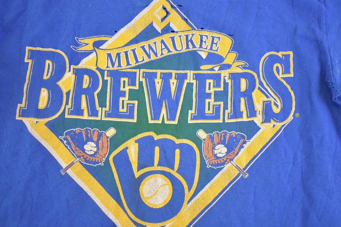 Vintage 1990s Milwaukee Brewers MLB T-Shirt Men's M