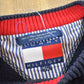 Vintage 1990s Tommy Hilfiger Cotton Knit Crest Logo Crewneck Sweater Men's M