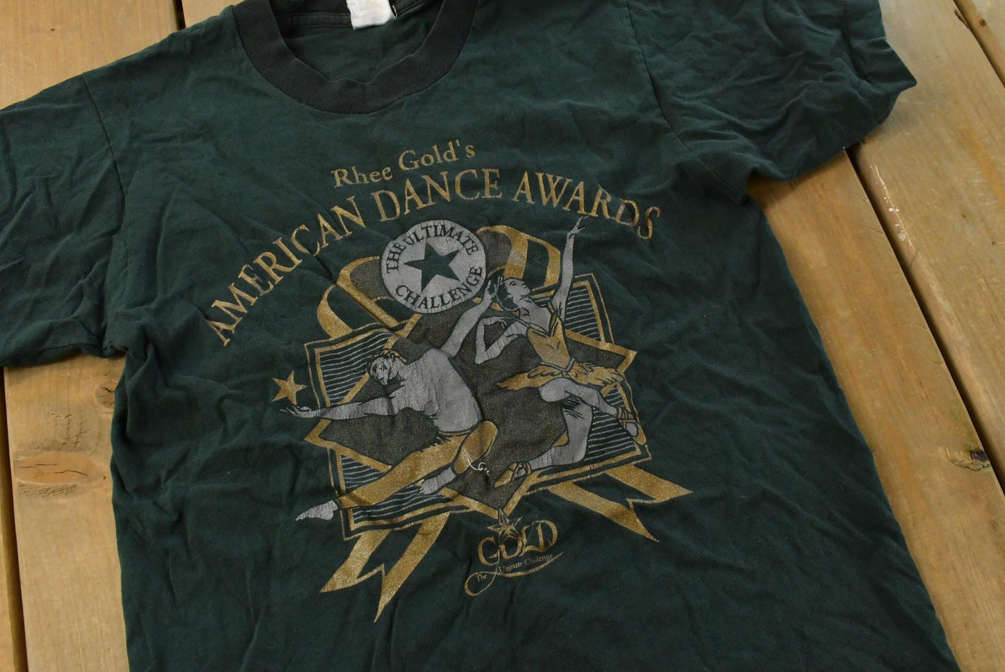 Vintage 1990s American Dance Awards Graphic T Shirt Men's XS