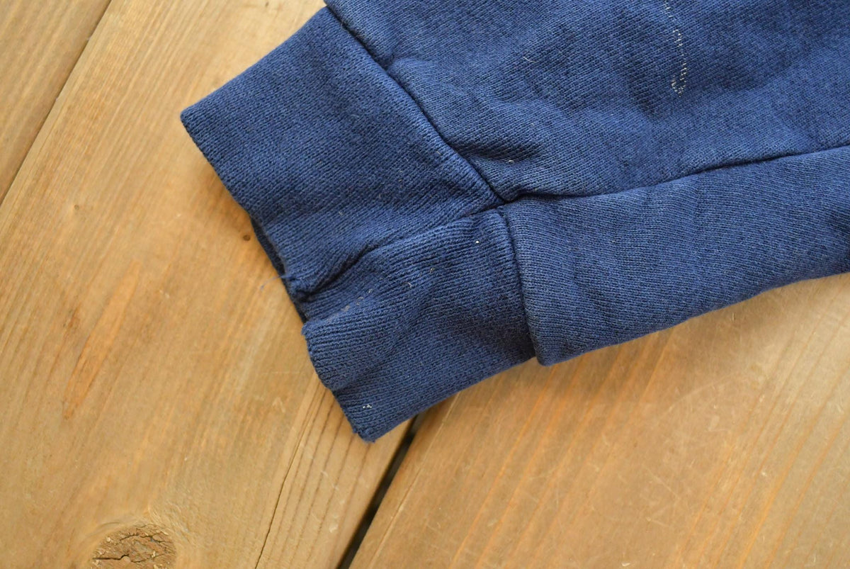 Vintage 1990s Tultex Blank Blue Crewneck Sweatshirt Men's XL