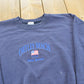 Vintage 2000s Ortley Beach New Jersey Embroidered Souvenir Crewneck Sweatshirt Men's L