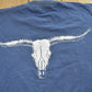 Vintage 1990s Montana Steer Skull T-Shirt Men's L