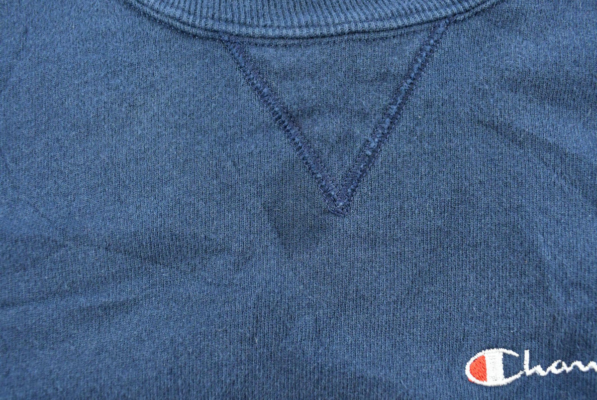 Vintage 1990s Champion Spellout Crewneck Sweatshirt Men's XL