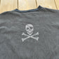 Vintage 1990s Grave Digger Flame AOP Monster Truck Graphic Long Sleeve T-Shirt Men's XL