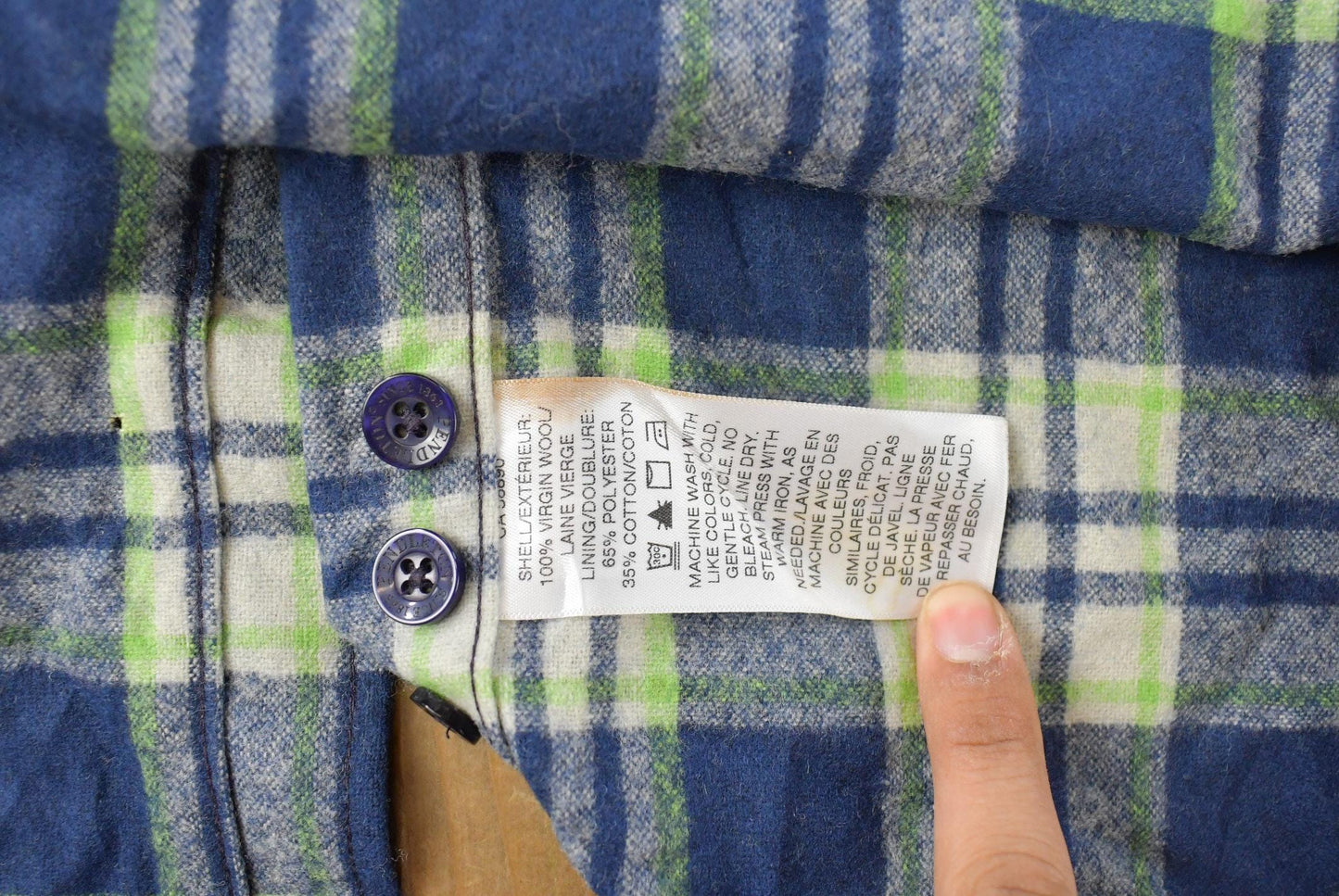 Vintage 1990s Pendleton Wool Flannel Shirt Men's 2XL