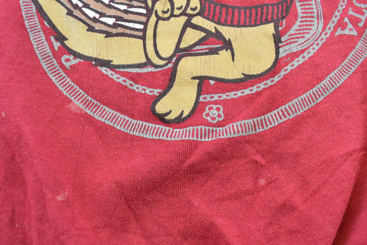 Vintage 1990s Thrashed University of Minnesota Golden Gophers Crewneck Sweatshirt Men's XL