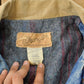 Vintage 1980s Wrangler Western Wear Blanket Lined Denim Jean Jacket Men's XL