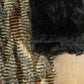 Vintage 1990s Cindy Burke Abstract Faux Fur Jacket Women's XL