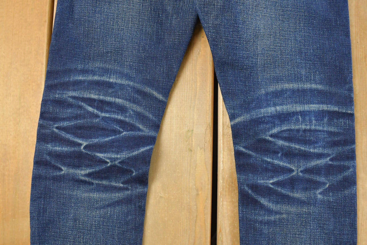 Vintage 2000s Japanese Unbranded 21oz Selvedge Raw Denim Jeans Ubizi Skinny Men's 30 x 28