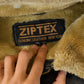 Vintage 1990s Ziptex Leather Faux Shearling Jacket Men's 2XL