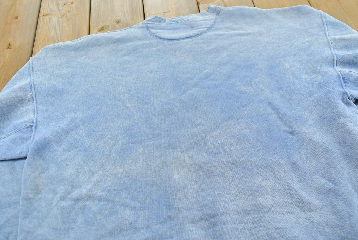 Vintage 1990s Thrashed Faded American Eagle Football Championship Crewneck Sweatshirt Men's XL