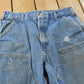 Vintage 2000s Carhartt Double Knee Denim Blue Jeans Men's 32 x 30