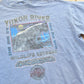 Vintage 1990s Yukon River Wildlife Retreat Wolf T-Shirt Mens 2XL