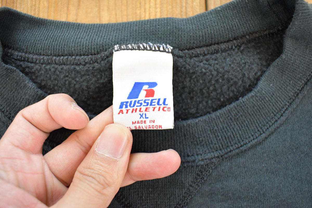 Vintage 1990s Russel Blank Crewneck Sweatshirt Men's L