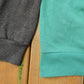 Vintage 2000s Green Blank Raglan Crewneck Sweatshirt Men's L