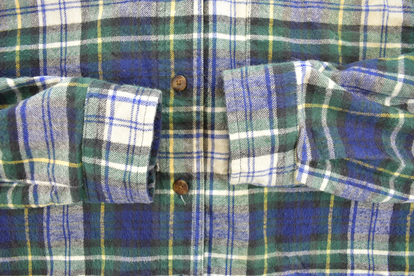 Vintage 1990s Hazel Creek Plaid Flannel Button Up Shirt Women's L