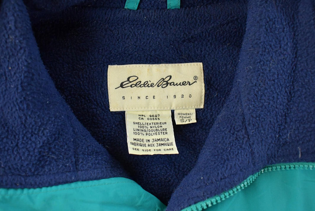 Vintage 1990s Eddie Bauer Fleece Lined Jacket Women's S