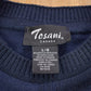 Vintage 1990s Tosani Knitted Crewneck Sweater Men's Large