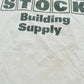Vintage 1990s Stock Building Supply Promotional T-Shirt Men's XL
