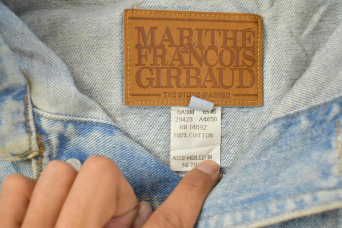 Vintage 1990s Marithe François Girbaud Denim Jacket Men's Large