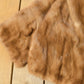Vintage 1960s Mink Fur Cropped Jacket Women's XS