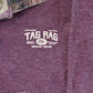 Vintage 1990s Tag Rag Henley Hoodie Sweatshirt Men's Large