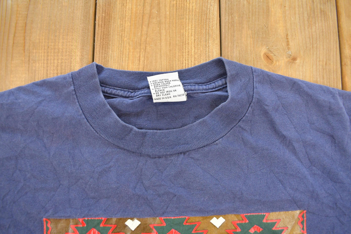 Vintage 1990s Minnesota Southwestern Souvenir Travel Graphic T Shirt Men's M