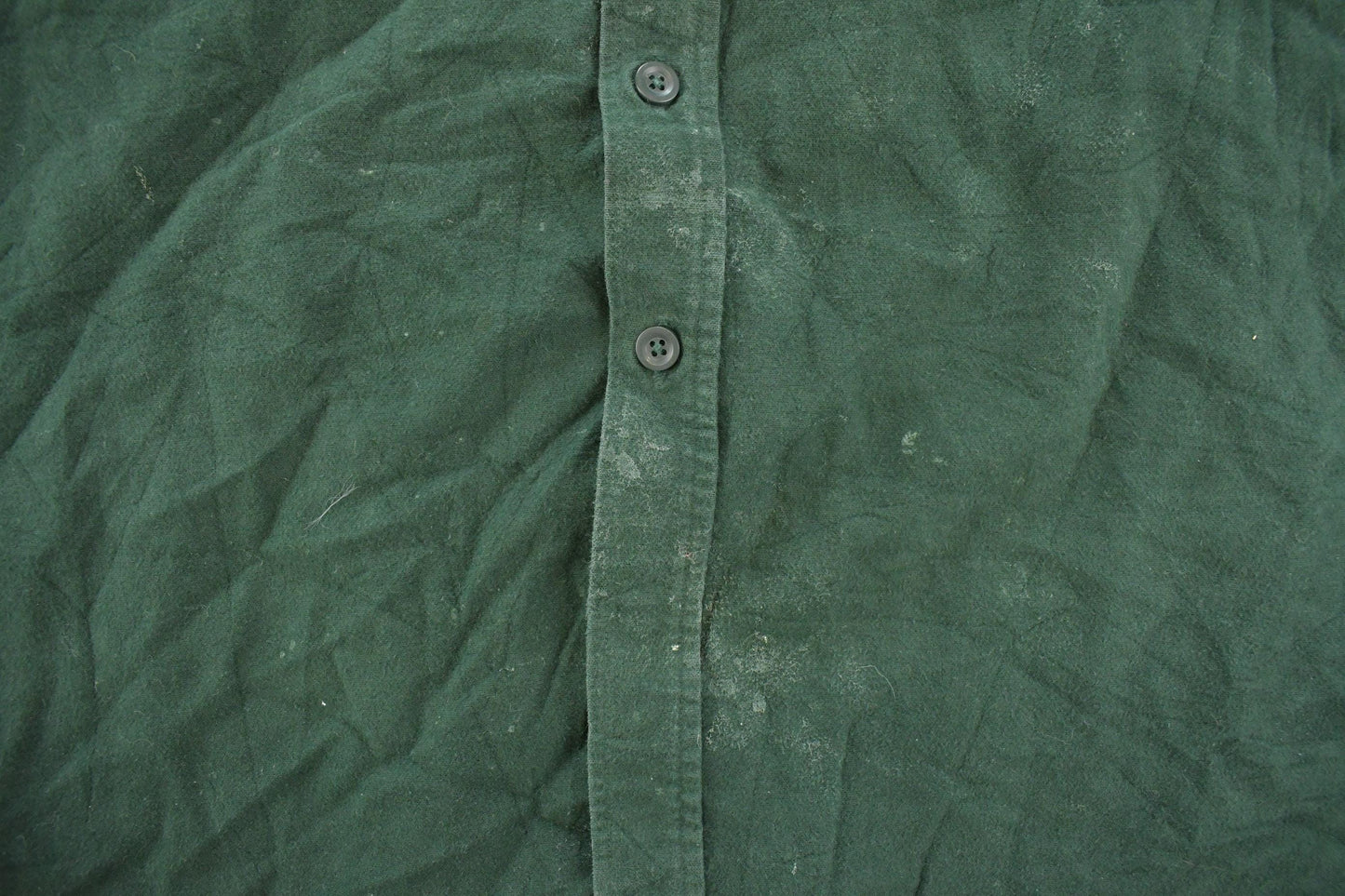 Vintage Y2K L.L. Bean Dark Green Cloth Button Up Shirt Men's L
