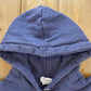 Vintage 2000s Sun Faded Champion Reverse Weave Blank Navy Blue Hoodie Sweatshirt Men's S