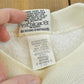 Vintage 1990s Nutmeg Mills Blank White Crewneck Sweatshirt Men's XL