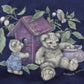 Vintage 1990s Northern Reflections Teddy Bear Garden Nature Graphic Crewneck Sweatshirt Men's M