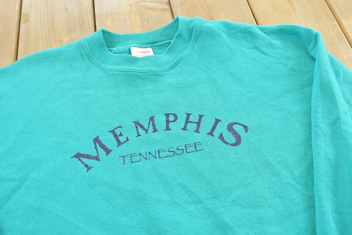 Vintage 1990s Memphis Tennessee Crewneck Sweatshirt Men's L