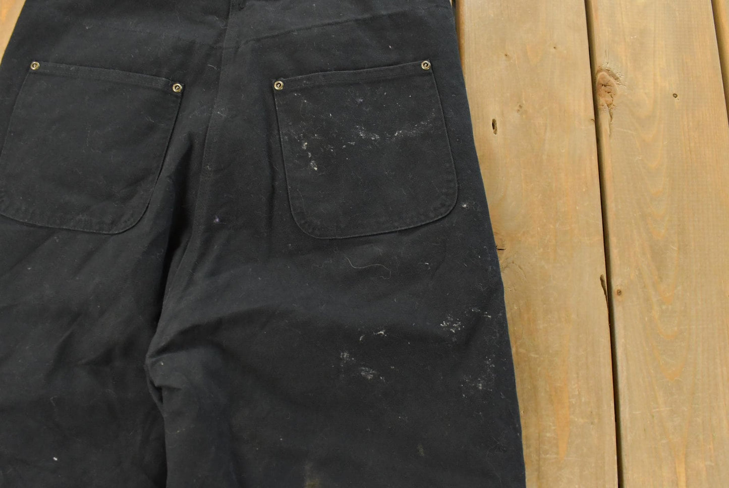 Vintage 2000s Carhartt Insulated Double Knee Canvas Bib Overalls Women's 32 x 26