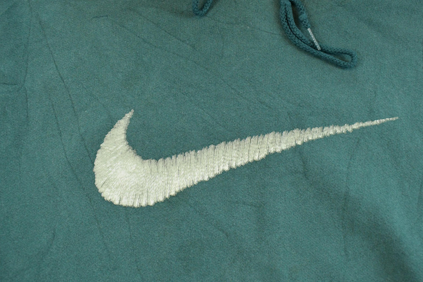 Vintage 1990s Nike Swim Big Swoosh Hoodie Sweatshirt Men's 2XL