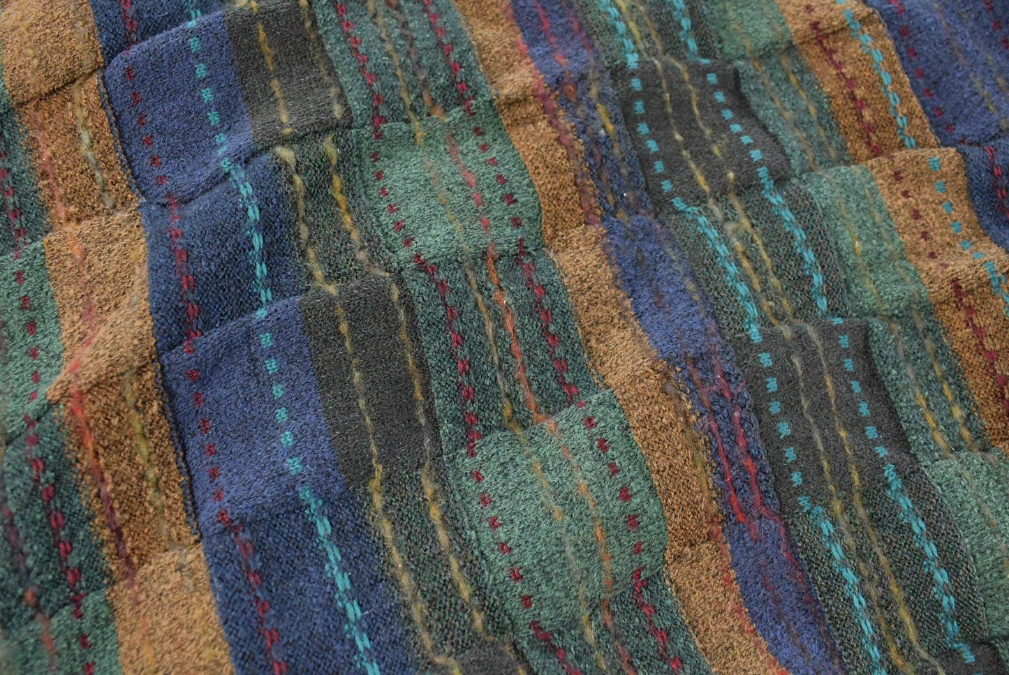 Vintage 90s Tosani Cable Knit Sweater Wool Blend Men's Large