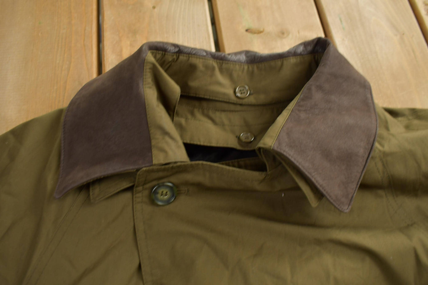 Vintage 1980s London Fog Full Length Trench Jacket Men's Medium