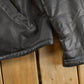 Vintage 1990s Wilsons Leather Sherpa Flight Jacket Men's Small