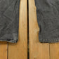Vintage 2000s Levi's 505 Regular Straight Fit Starched Denim Black Jeans Men's 33 x 27.5