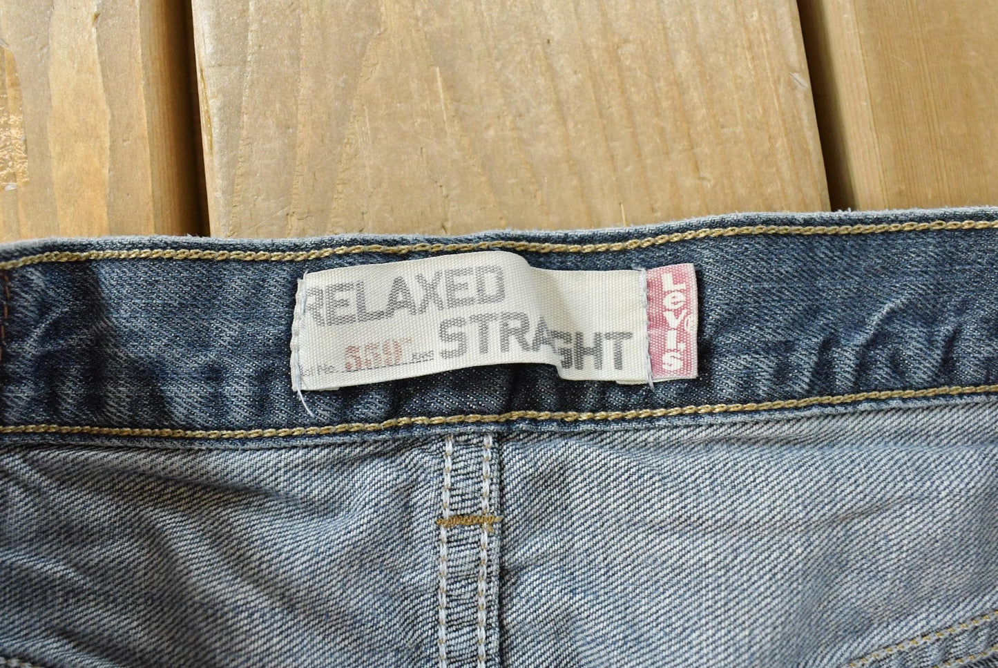 Vintage 2000s Levi's 559 Relaxed Straight Fit Denim Jeans Men's 33 x 31
