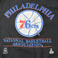 Vintage 1990s Philadelphia 76ers NBA Crewneck Sweatshirt Men's 2XL